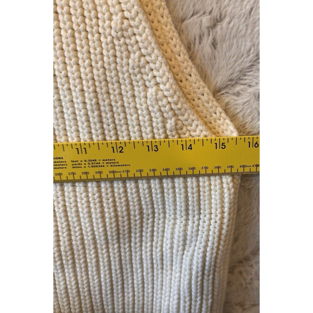 Madewell Cream Knit Sleeveless Button-Front Sweater Vest - Picture 8 of 11